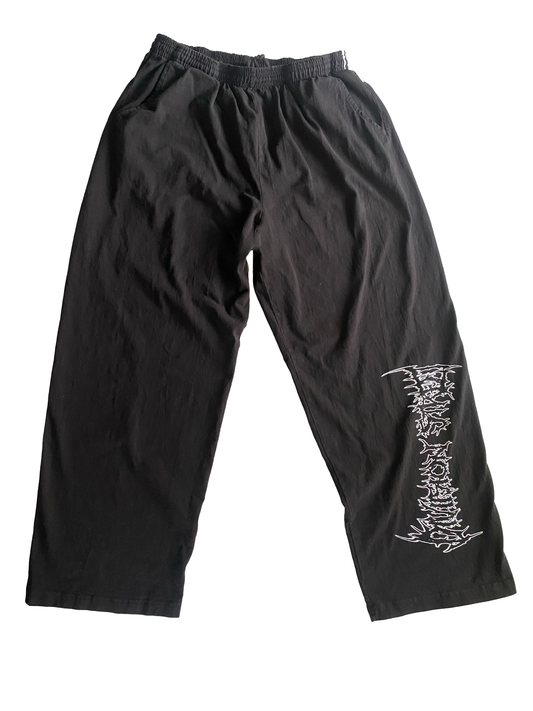 WIDE LEG 'DARKTHRONE' LOUNGE PANTS